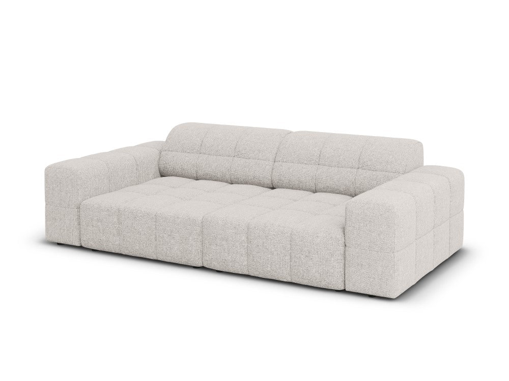 Dīvāns "Chicago" Cosmopolitan Design 204/102/70 cm gaiši pelēks Haga 06 - N1 Home