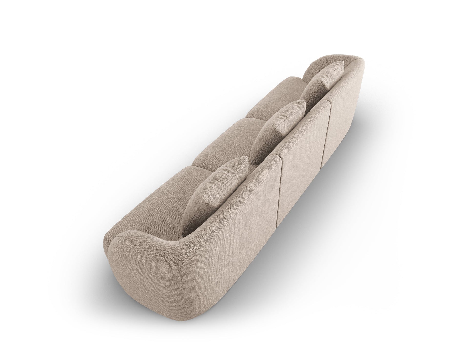 Dīvāns Cosmopolitan Design Tulum 259x85x74 cm bēšs - N1 Home