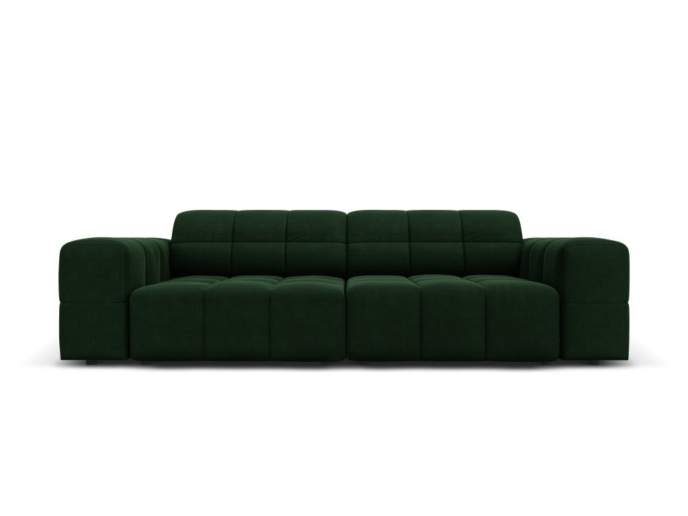 Dīvāns "Chicago" Cosmopolitan Design 204/102/70 cm tumši zaļš Blu 78 - N1 Home
