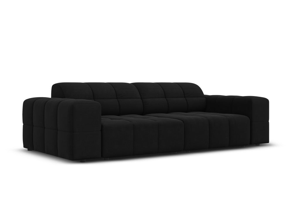 Dīvāns "Chicago" Cosmopolitan Design 204/102/70 cm melns Blu 19 - N1 Home