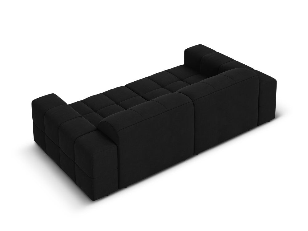 Dīvāns "Chicago" Cosmopolitan Design 204/102/70 cm melns Blu 19 - N1 Home