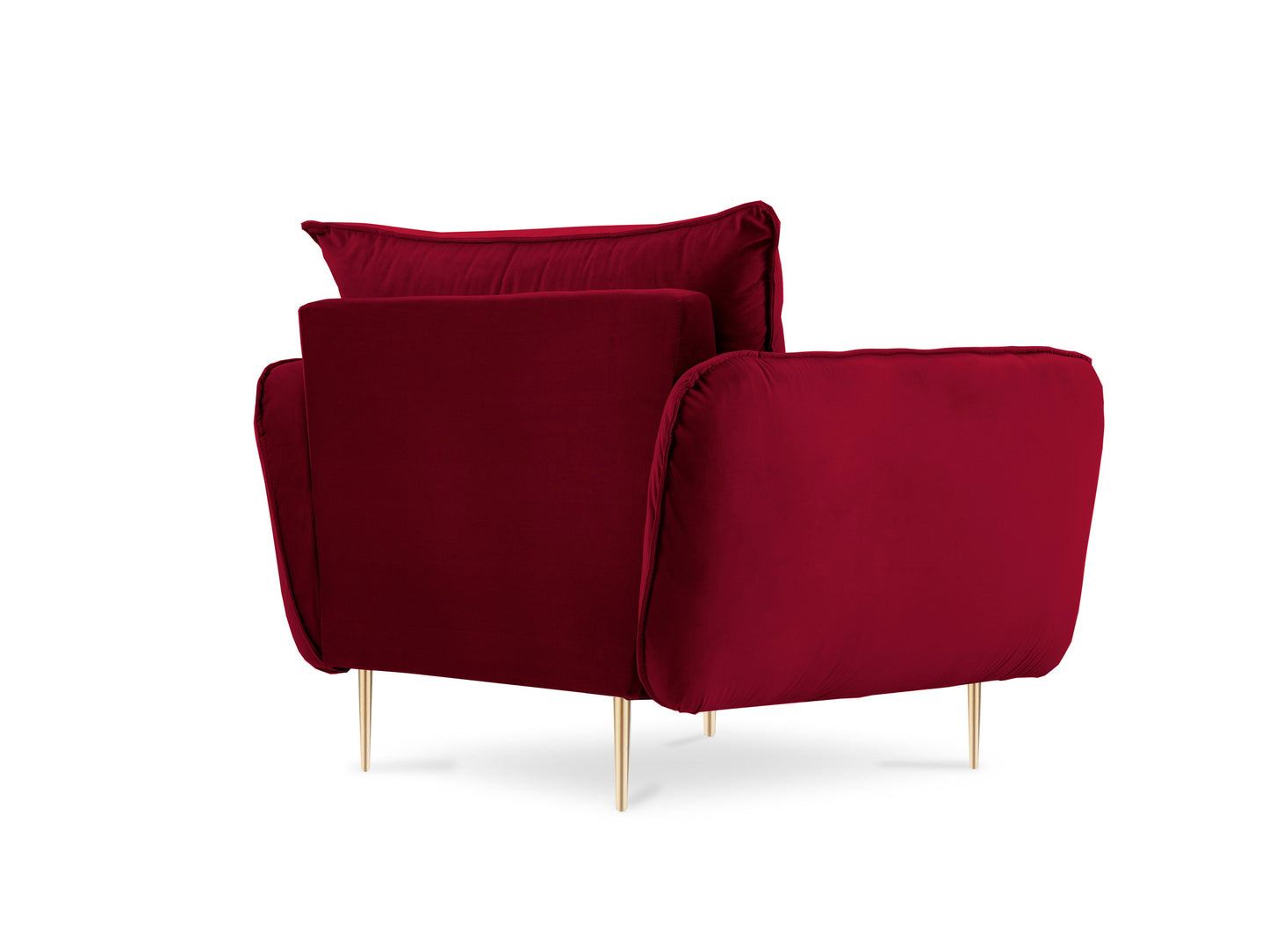 Atzveltnes krēsls  Cosmopolitan Design Vienna 97x94x95 cm bordo - N1 Home