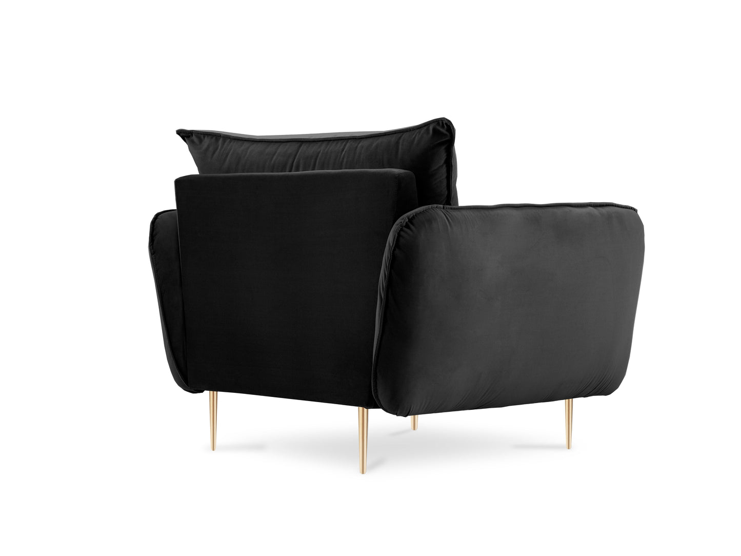 Atzveltnes krēsls  Cosmopolitan Design Vienna 97x94x95 cm melns - N1 Home