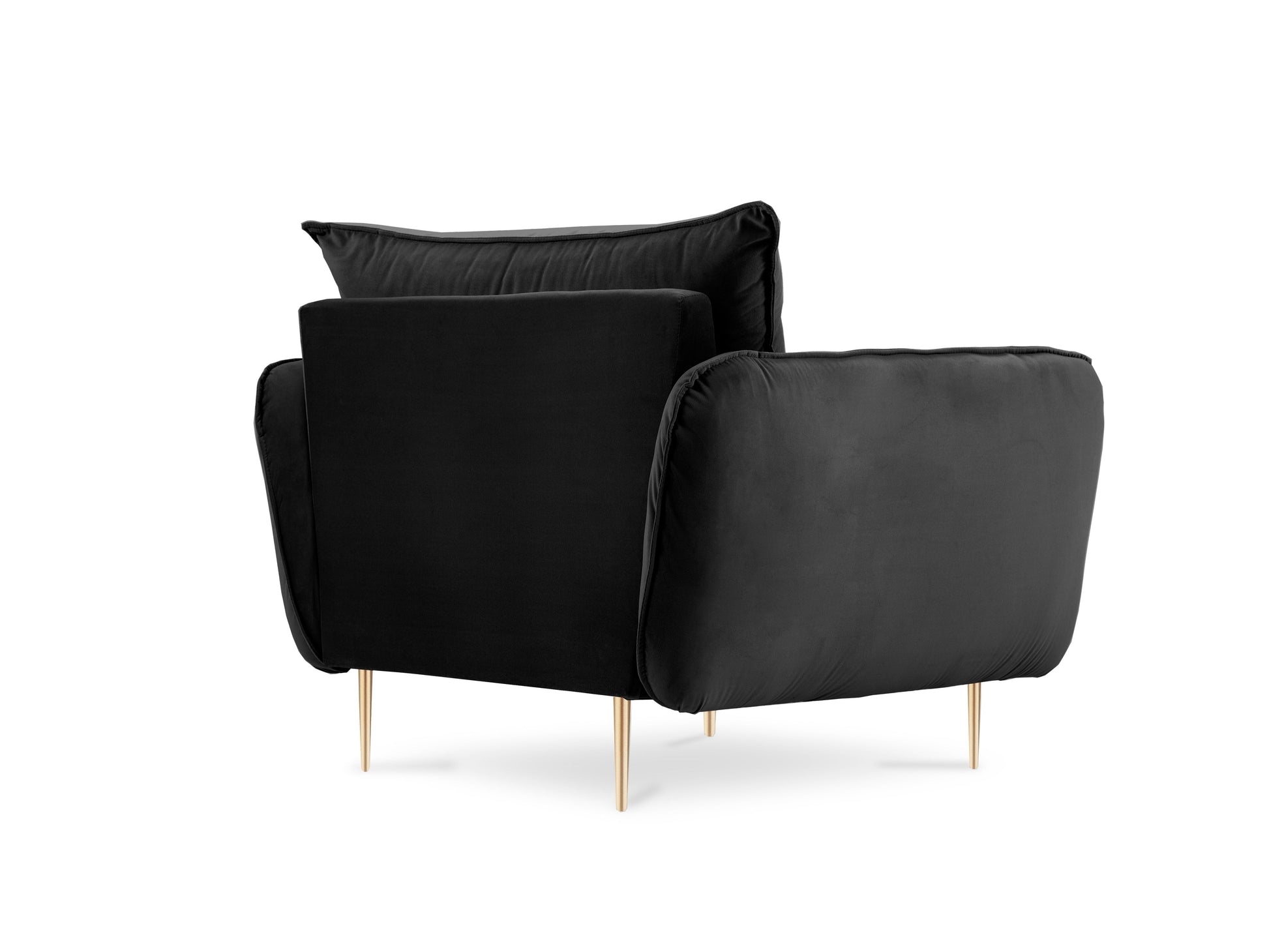 Atzveltnes krēsls  Cosmopolitan Design Vienna 97x94x95 cm melns - N1 Home
