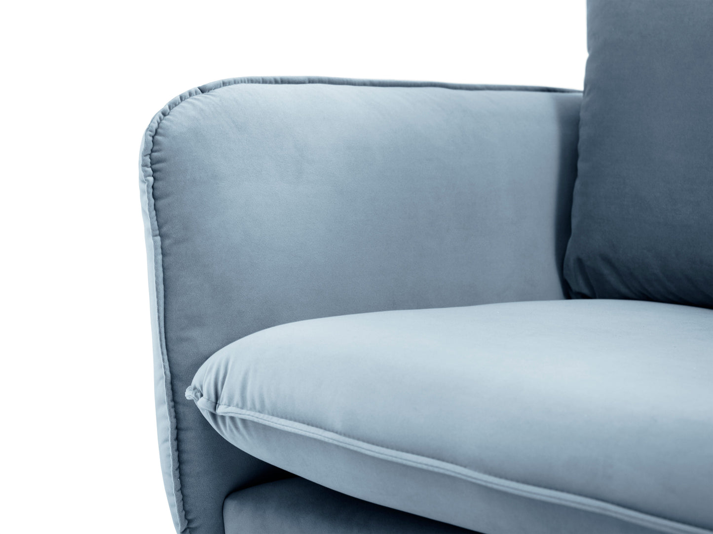 Atzveltnes krēsls Cosmopolitan Design  Vienna 97x94x95 cm debesjums zils - N1 Home