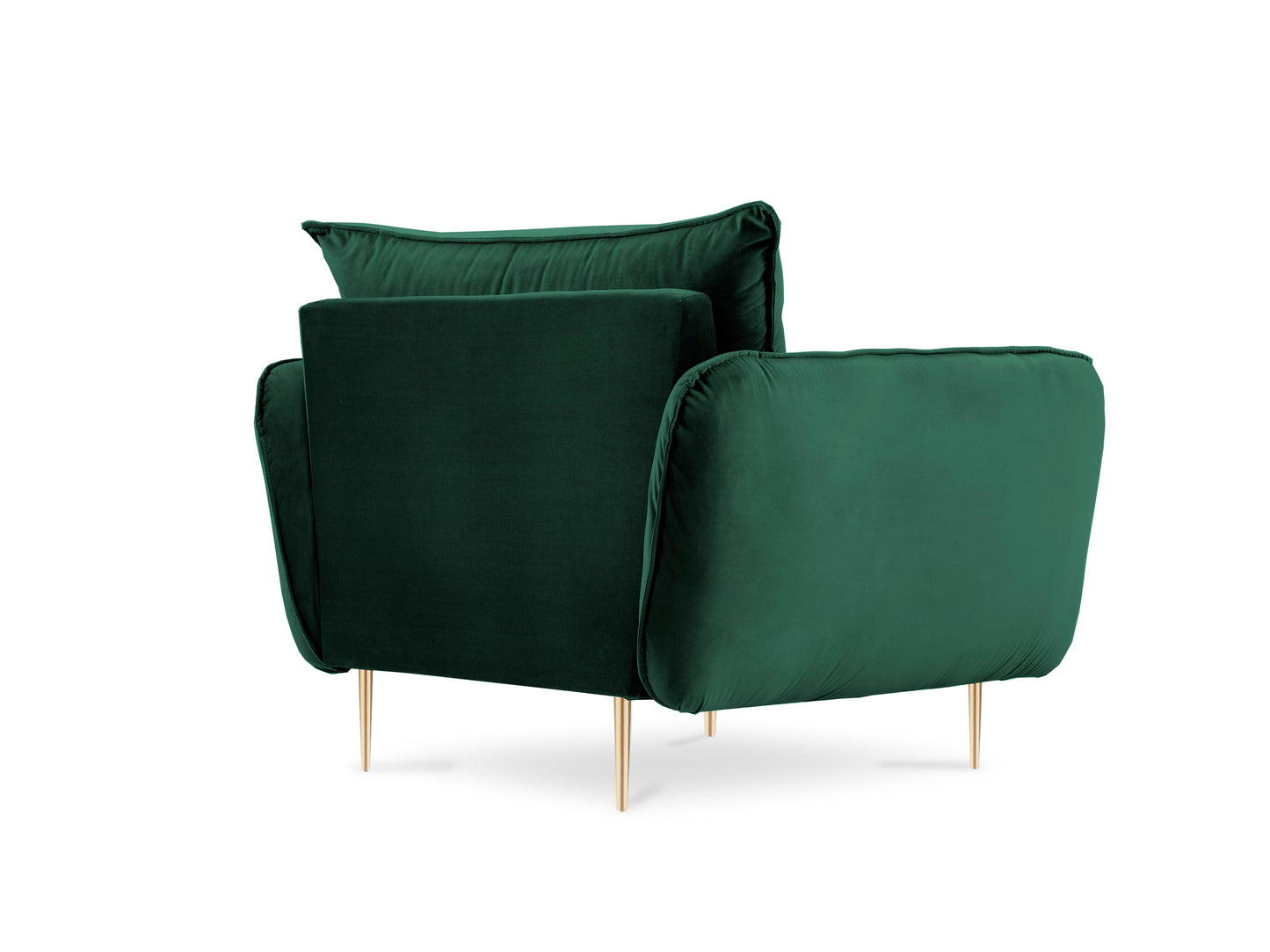 Atzveltnes krēsls Cosmopolitan Design  Vienna 97x94x95 cm tumši zaļs - N1 Home