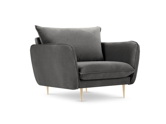 Atzveltnes krēsls Cosmopolitan Design  Vienna 97x94x95 cm tumši pelēks - N1 Home