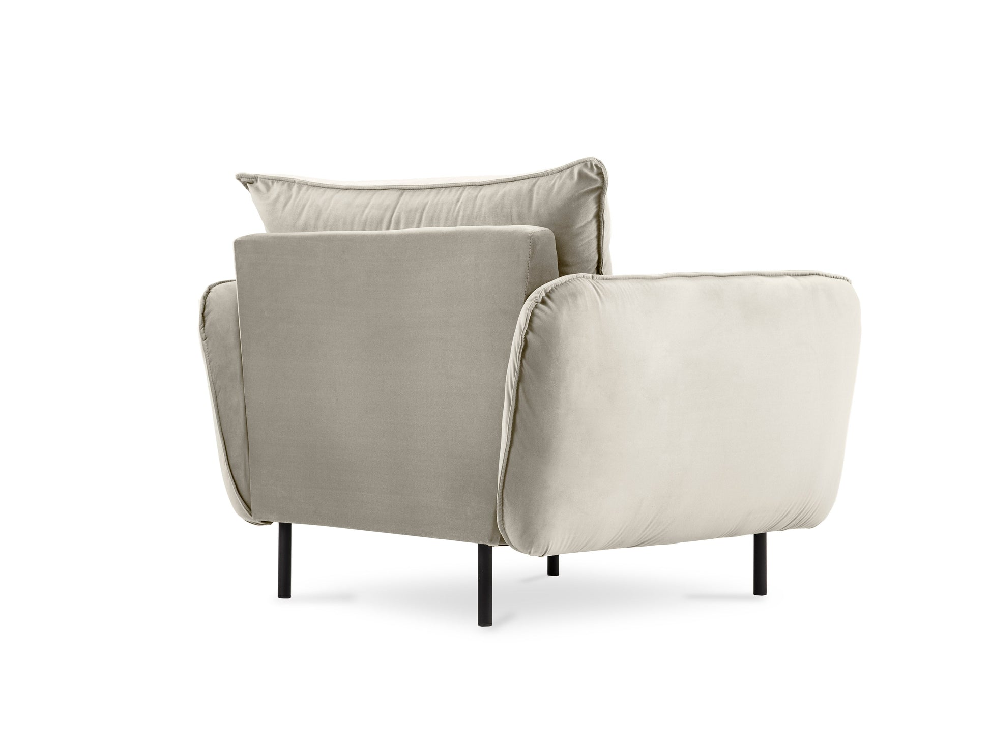 Atzveltnes krēsls Cosmopolitan Design Vienna samta 97x94x95 cm bēšs - N1 Home