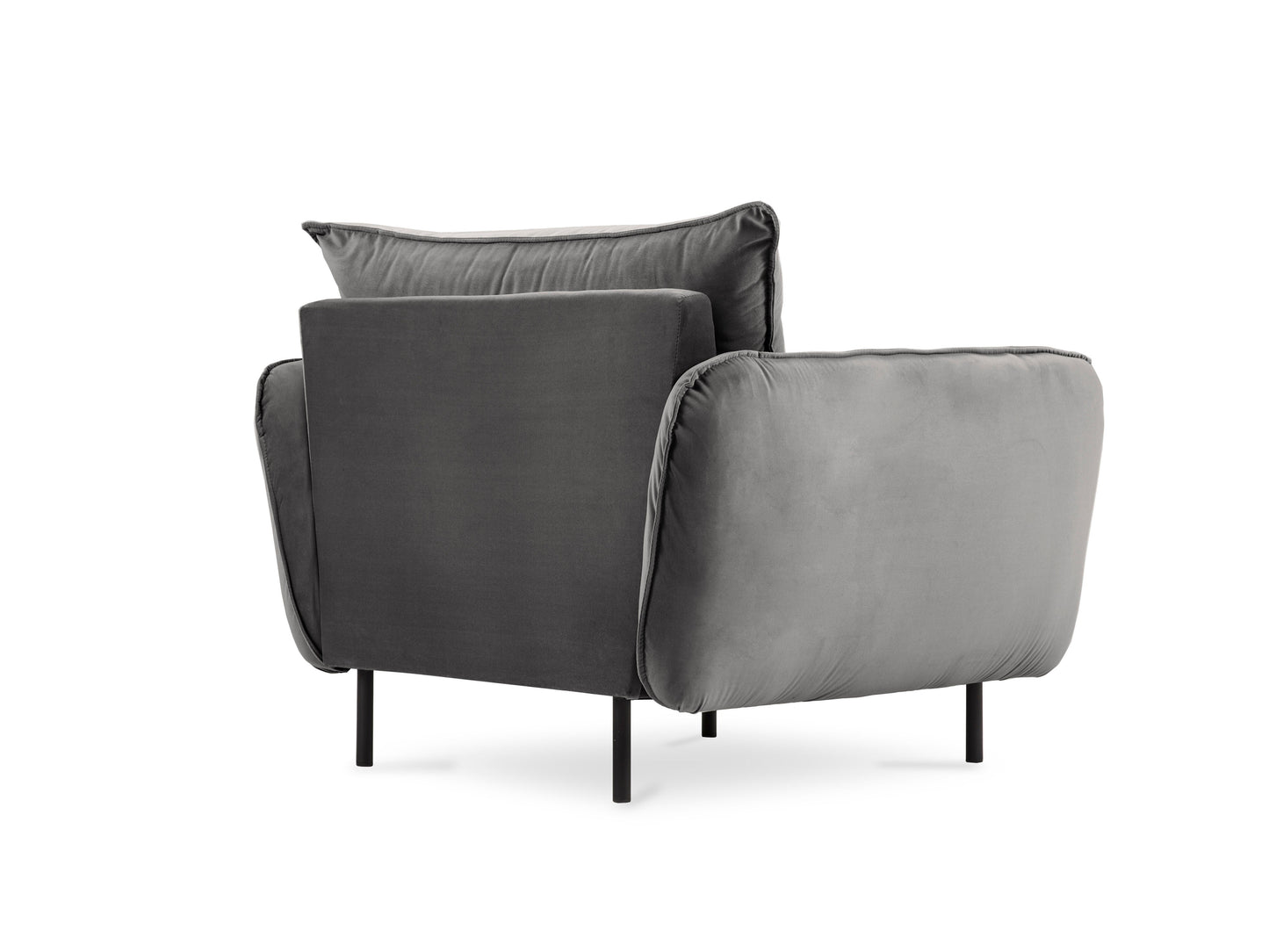 Atzveltnes krēsls Cosmopolitan Design Vienna samta 97x94x95 cm graffīts - N1 Home