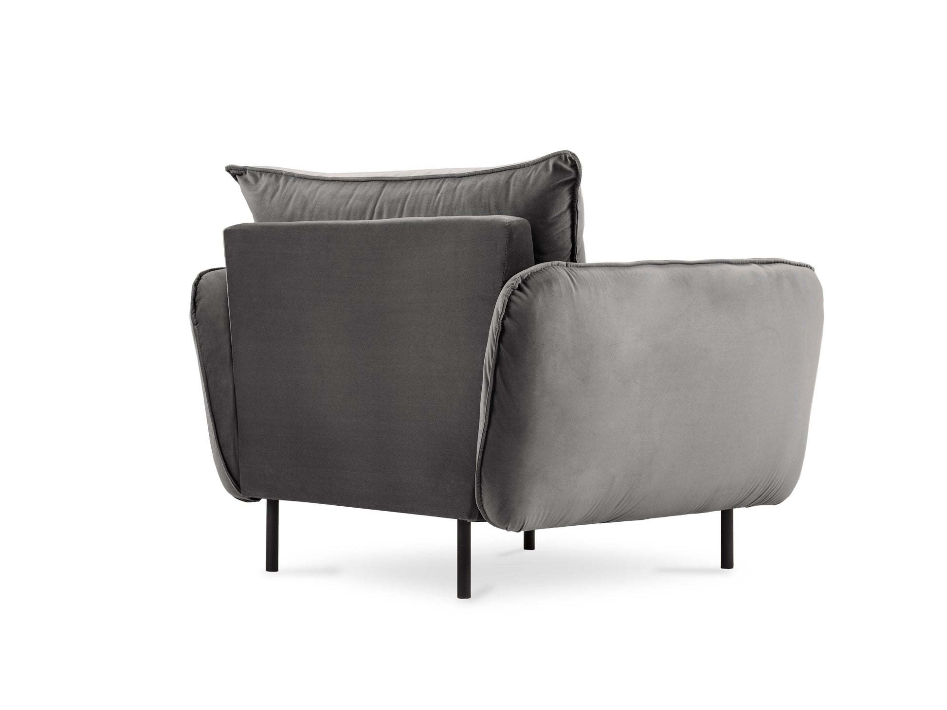 Atzveltnes krēsls Cosmopolitan Design Vienna samta 97x94x95 cm graffīts - N1 Home