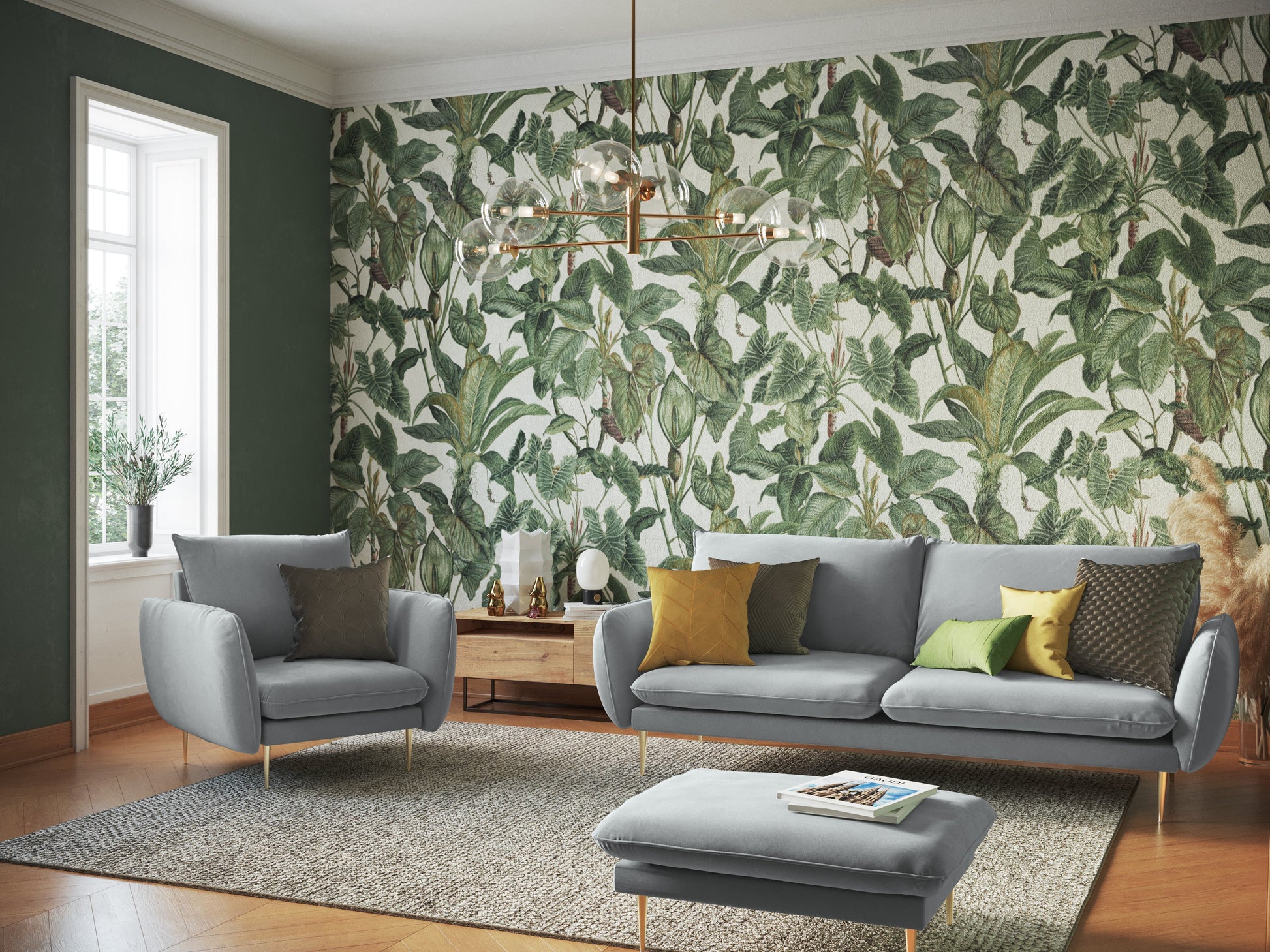 Sols Cosmopolitan Design Vienna 100x80x43 cm gaiši pelēks - N1 Home