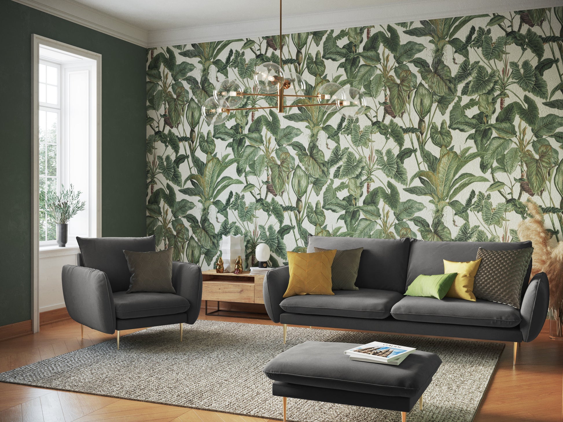 Sols Cosmopolitan Design Vienna 100x80x43 cm graffīts - N1 Home