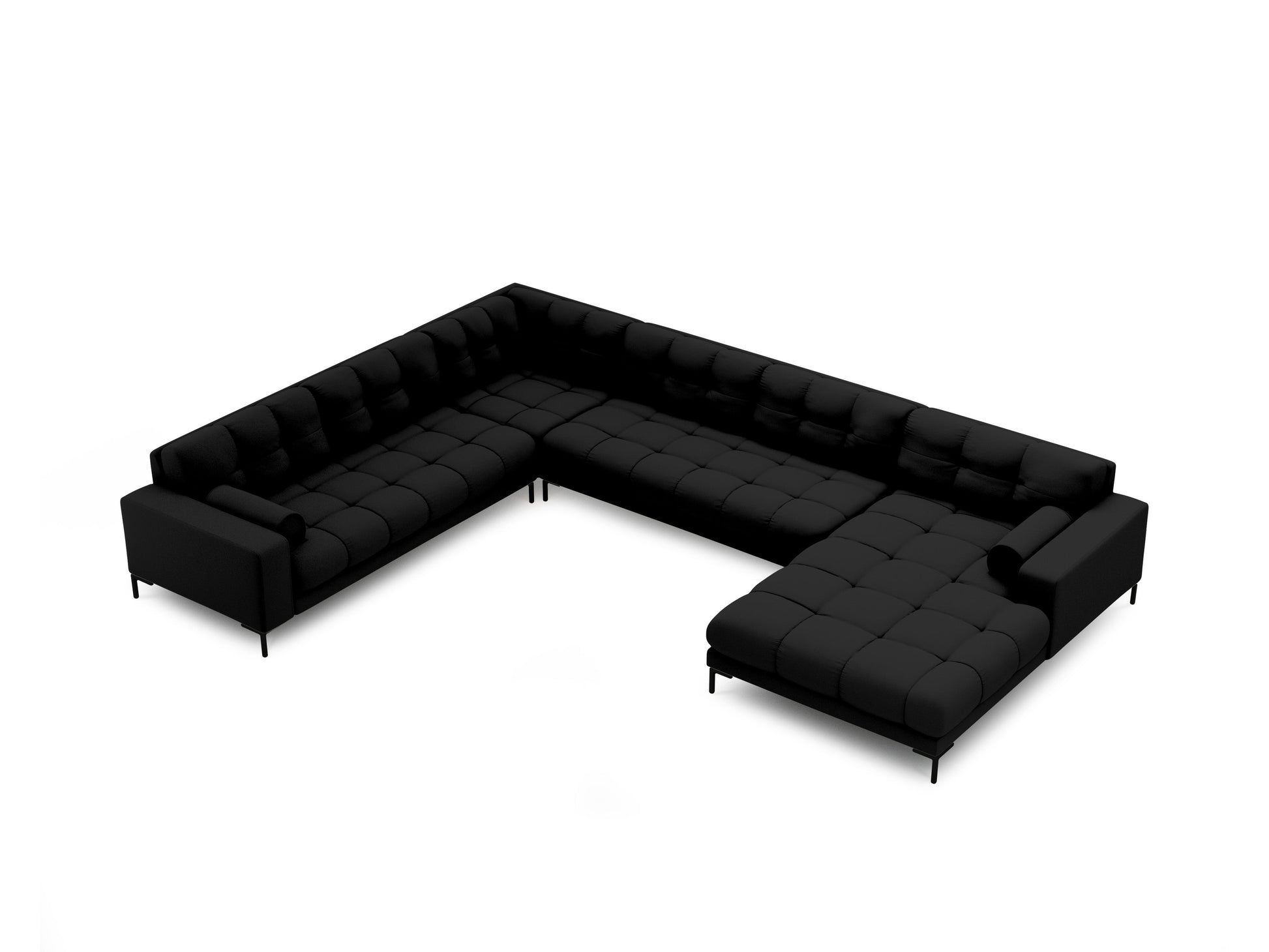 Dīvāns Cosmopolitan Design Bali 327x256x75 cm melns - N1 Home