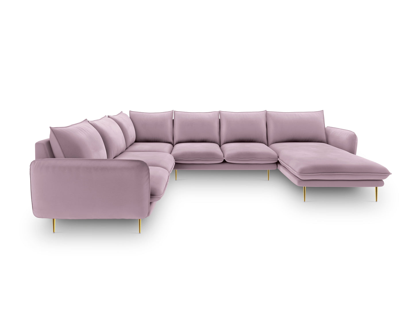 Dīvāns Cosmopolitan Design Vienna samta 330x235x95 cm lavandes - N1 Home