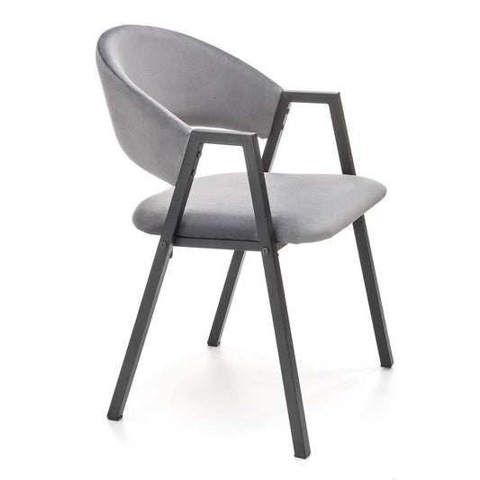 GJ pelēks krēsls 54/58/82/47 cm