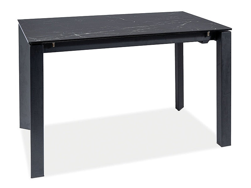 Galds Metropol black 80x120-180 cm