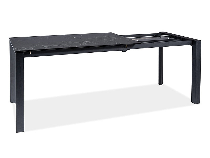 Galds Metropol black 80x120-180 cm
