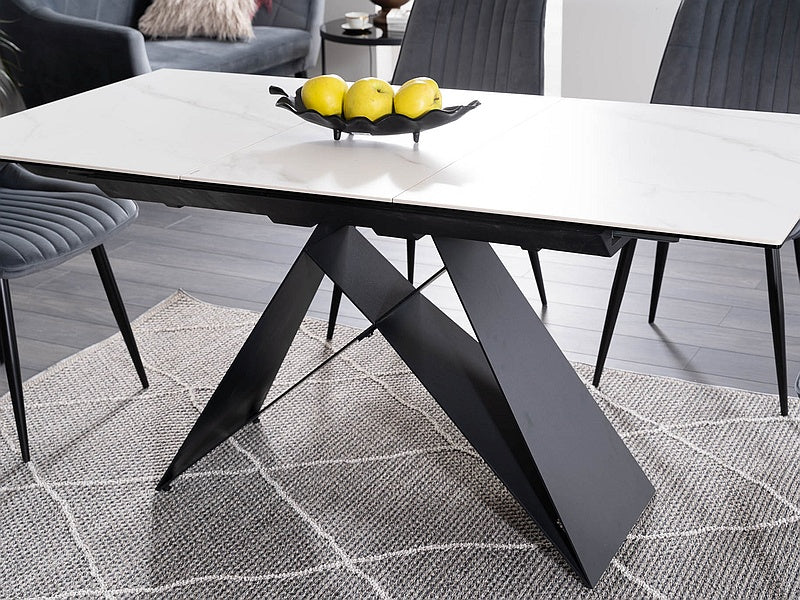 Galds Westin SC, marmora efekts 80x120-160 cm