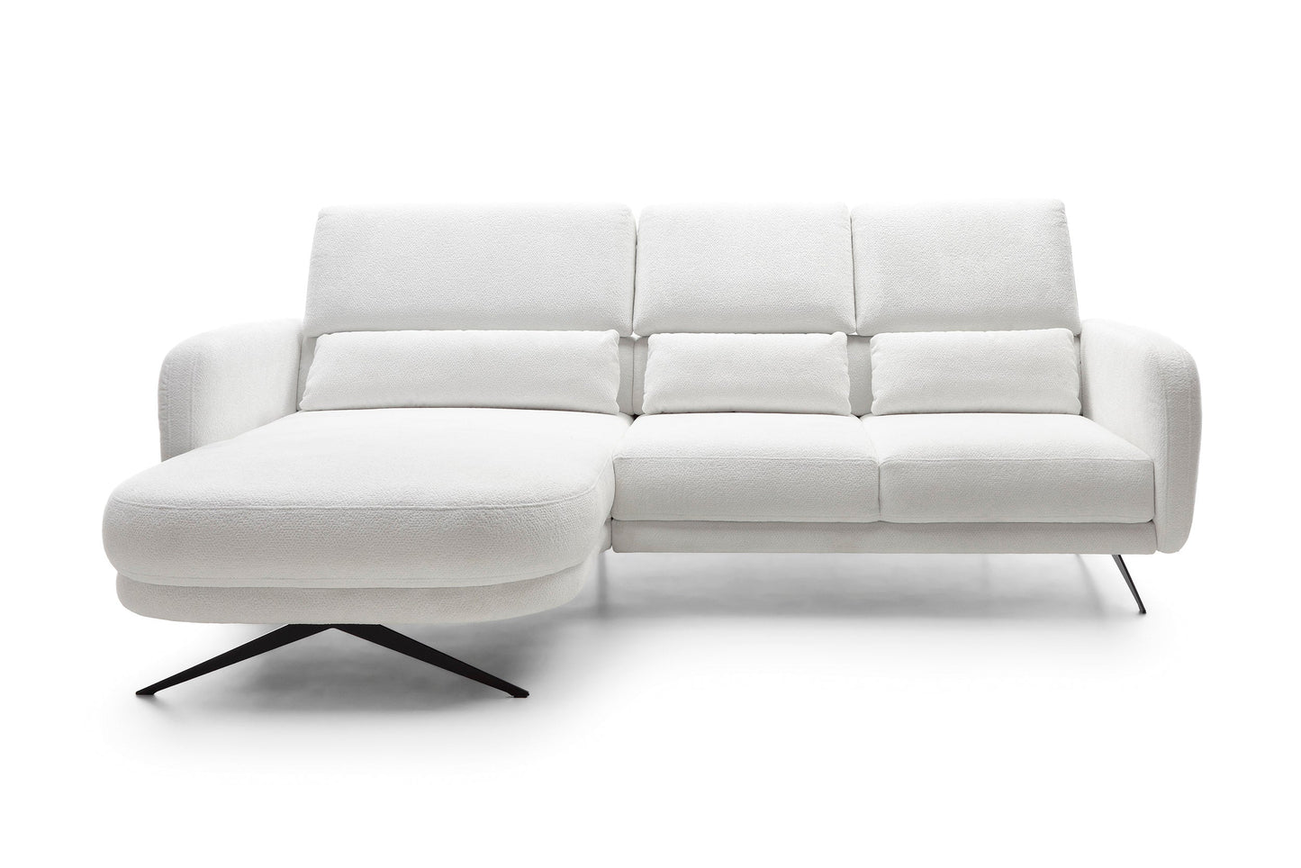 Dīvānu ALLURE 260/177/111 balts