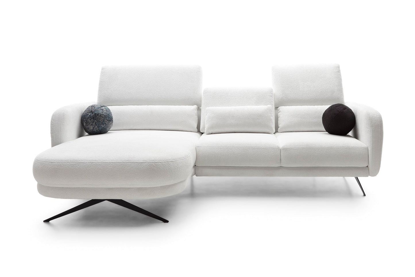 Dīvānu ALLURE 260/177/111 balts