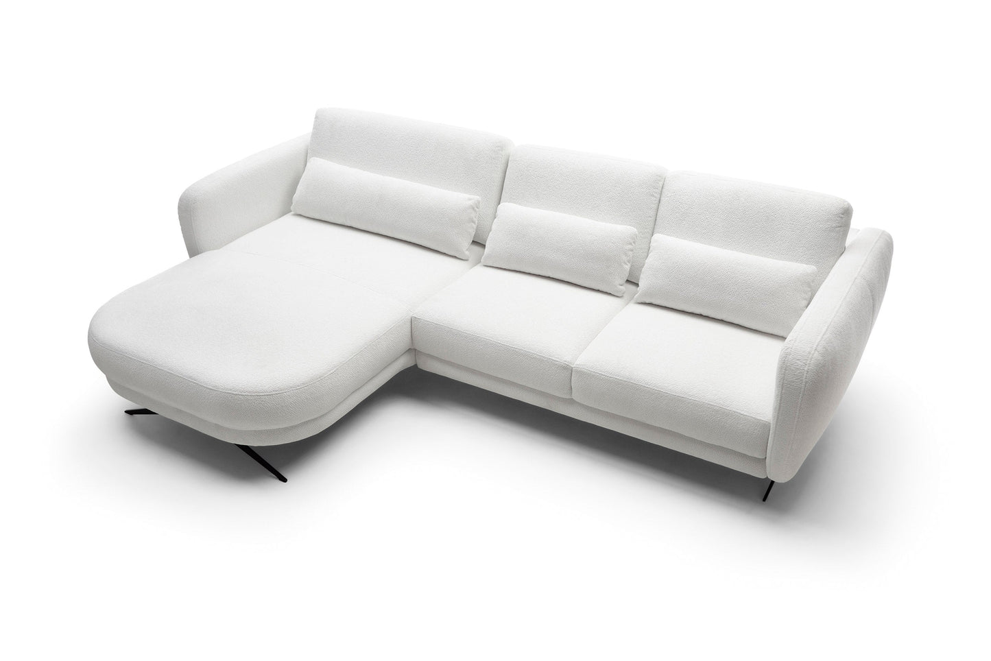 Dīvānu ALLURE 260/177/111 balts