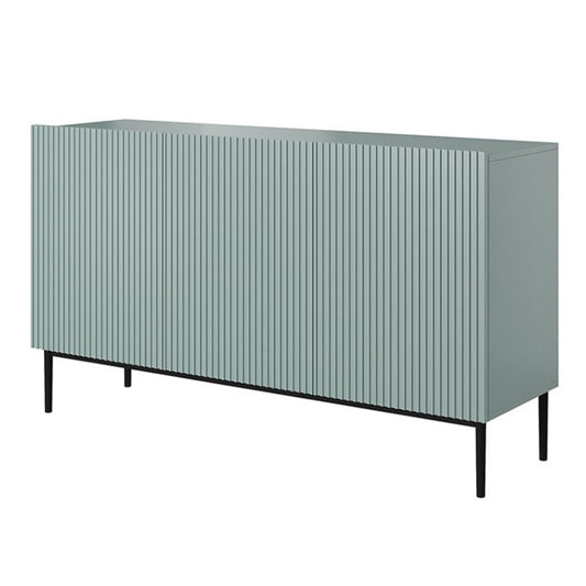 Kumode AUSTIN melnas kājas 150/85/45 debesjums zils