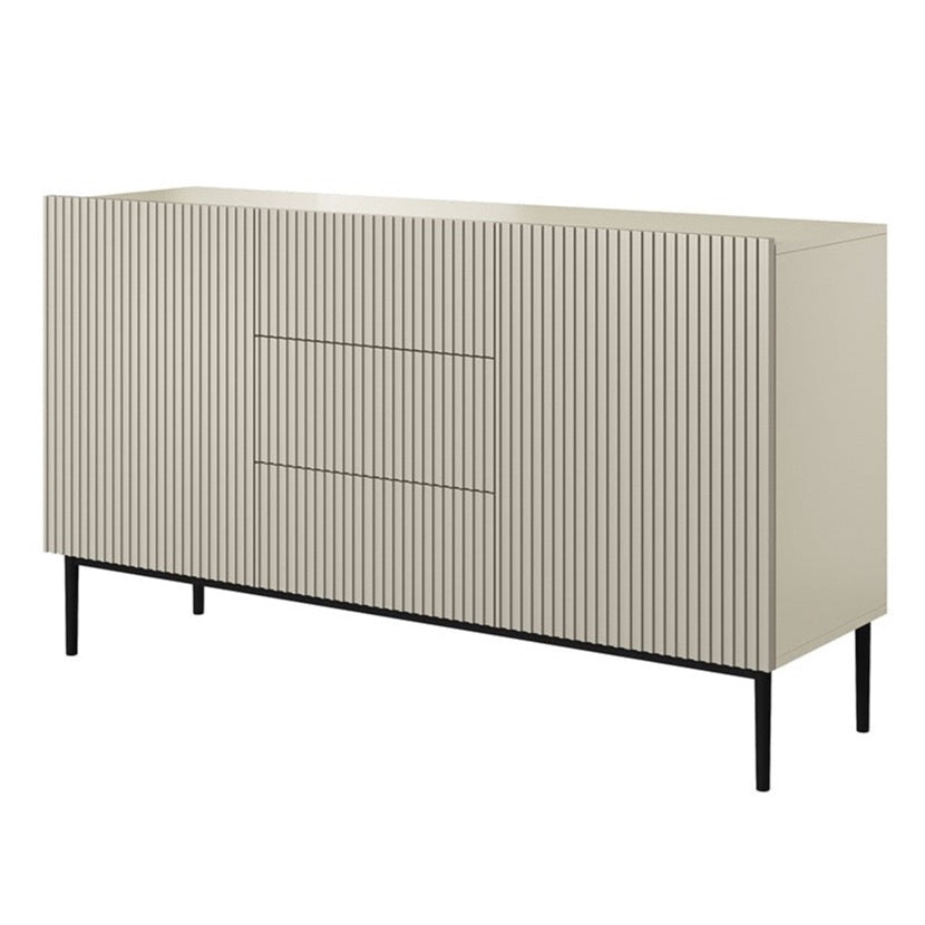 Kumode AUSTIN melnas kājas 150/85/45 kašmir