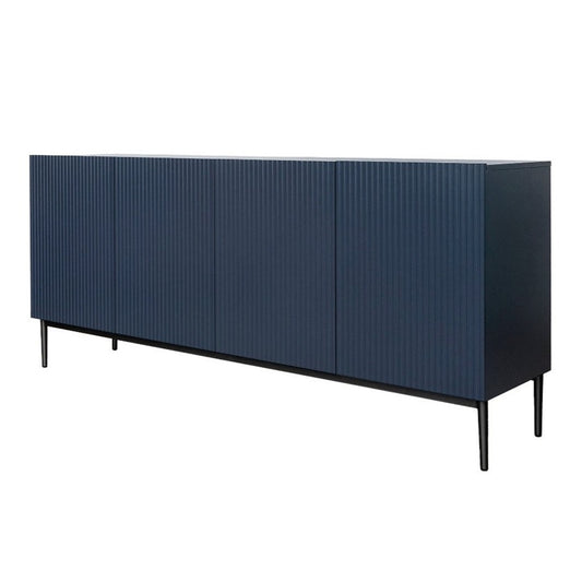 Kumode AUSTIN melnas kājas 200/85/45 zils