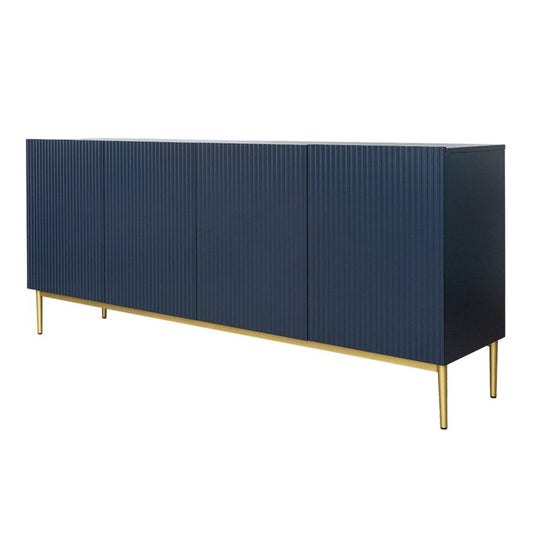 Kumode AUSTIN zelta kājas 200/85/45 zils
