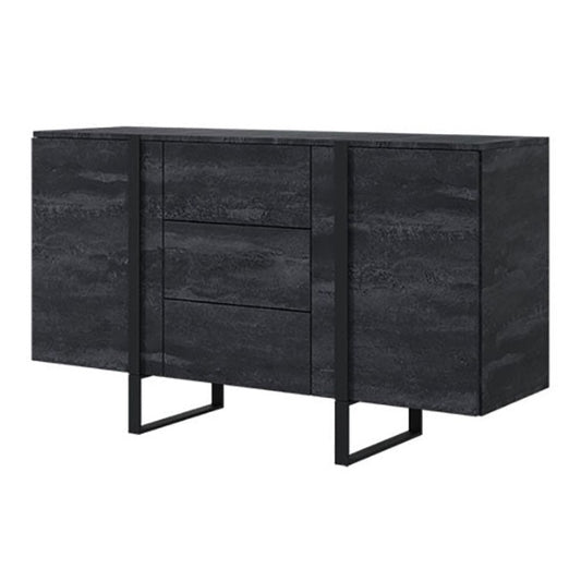 Kumode VECA 150/87/45 melns/ ogļu