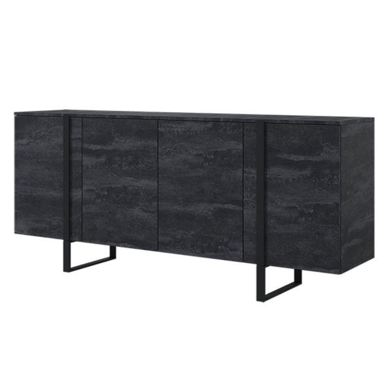 Kumode VECA 200/87/45 melns/ ogļu