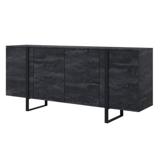 Kumode VECA 200/87/45 melns/ ogļu