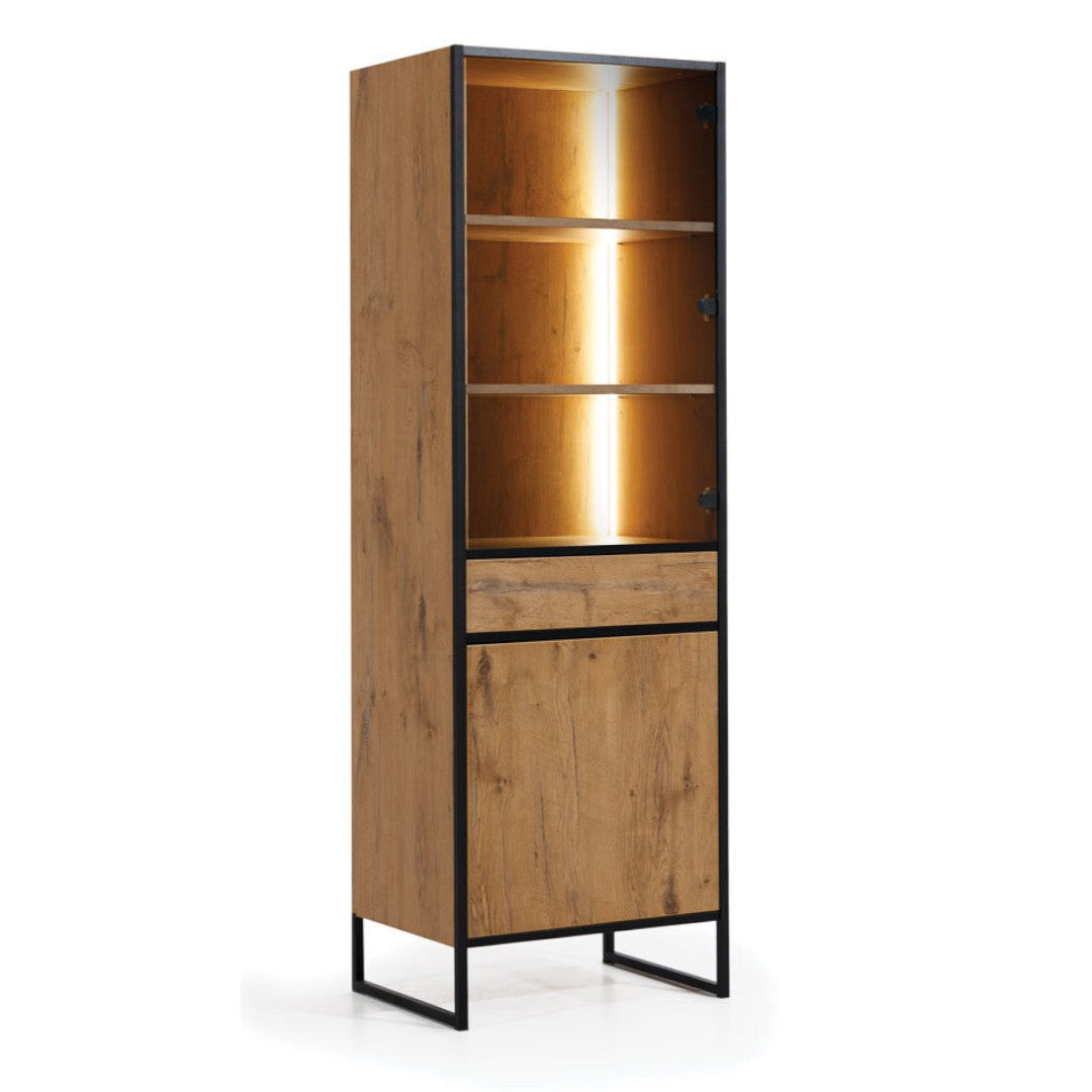 Vitrīnas skapis LOK kolekcja 60/47/185 cm - N1 Home