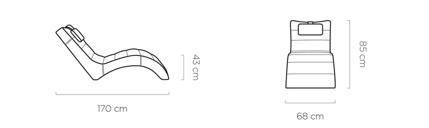 Kušete LIOR 170/68/85 cm