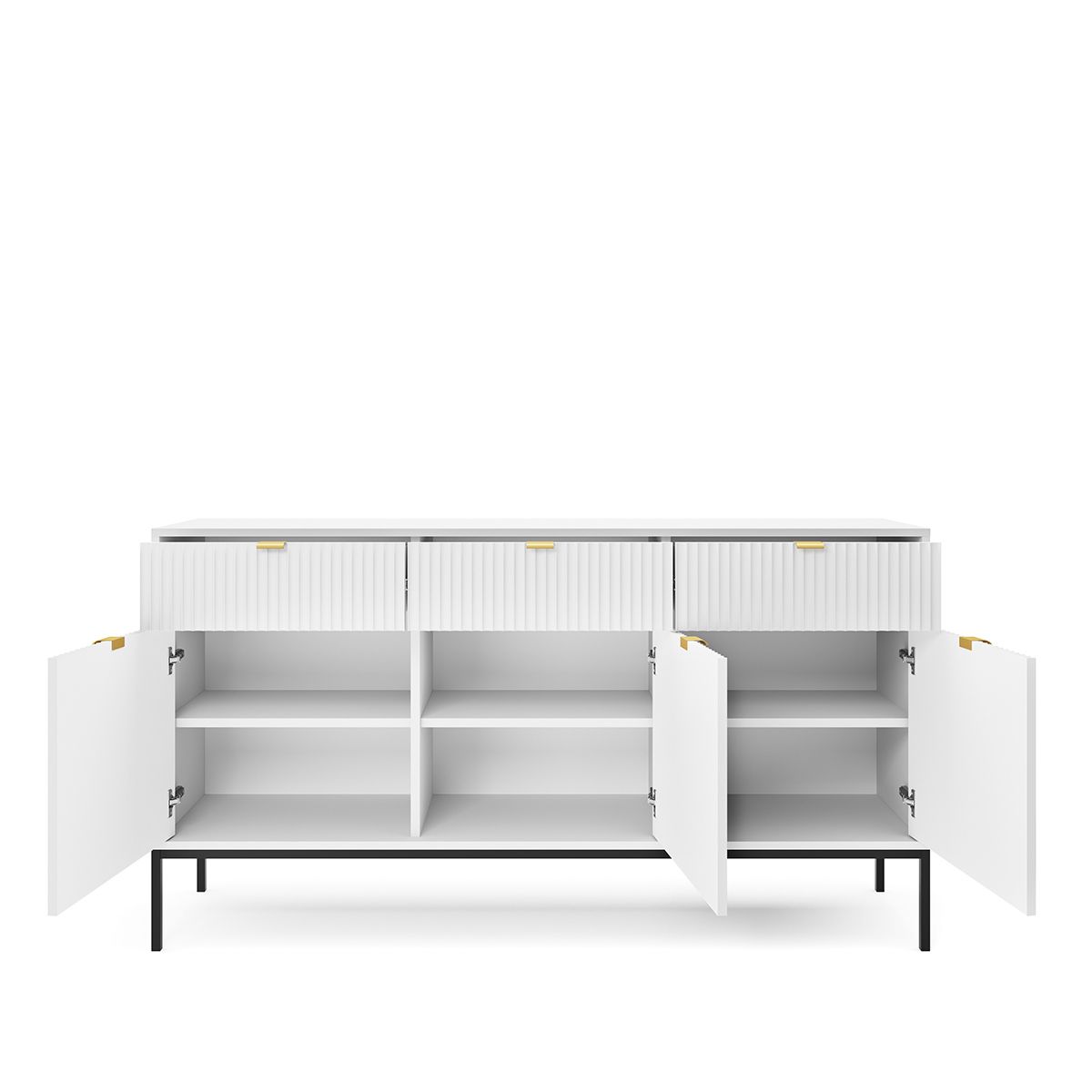 NV kumode balta 154x83x39