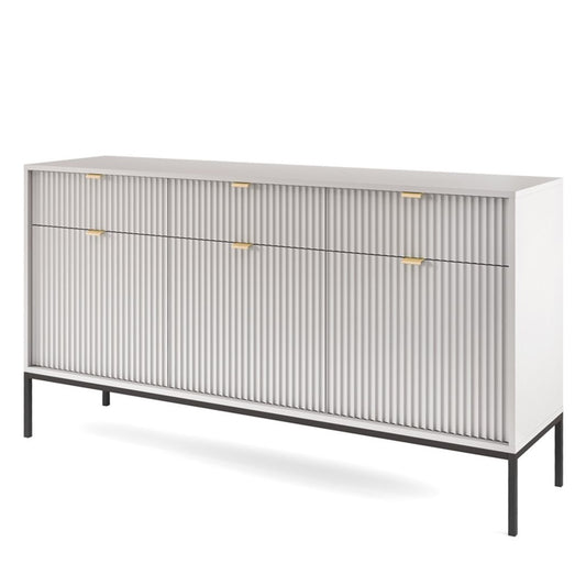 NV kumode pelēka 154x39x83 cm