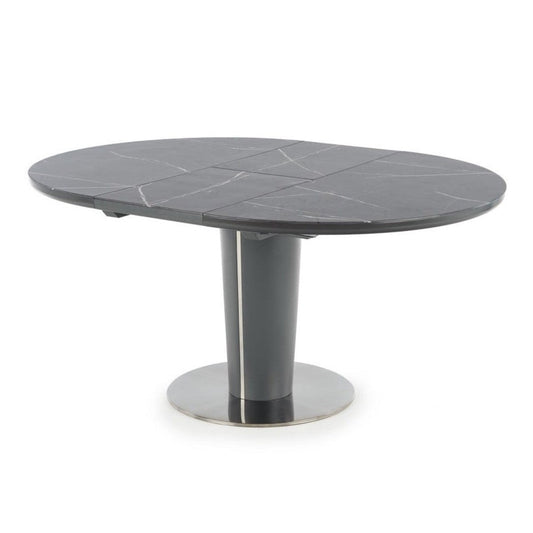 RC pelnu pelēka marmora palīgājams galds 120-160/120/76 cm