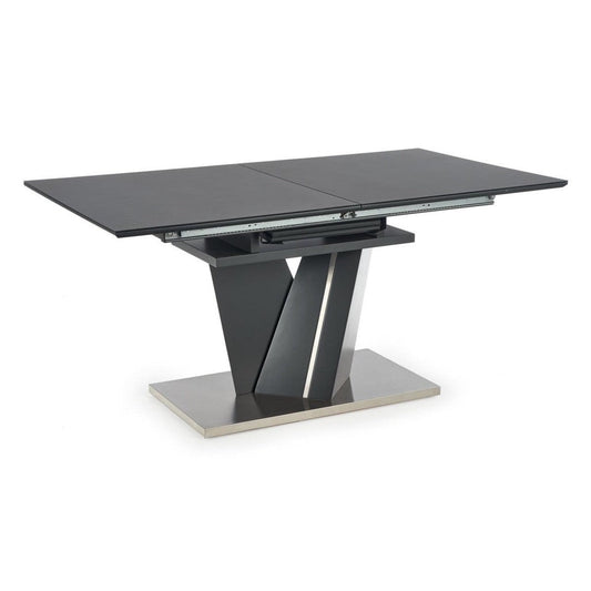 SD palīdzama galda augsme - tumši pelni, kājas - tumši pelēka 160-200/90/77 cm