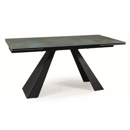 Salvadore keramikas galds Ossido Verde 90x160-240 cm