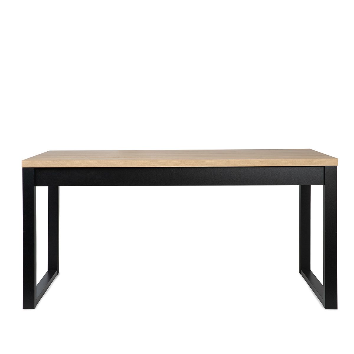 VITO galds taisnstūra galds melnas kājas 160x90cm