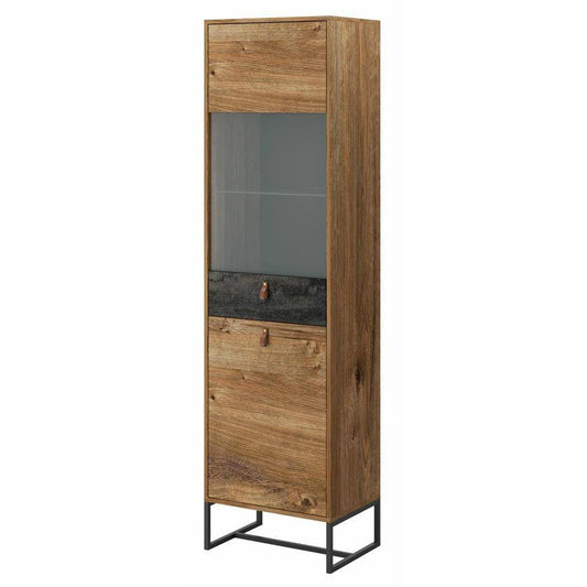Vitrīna DARK Ribbekas ozols 53x197x39 cm