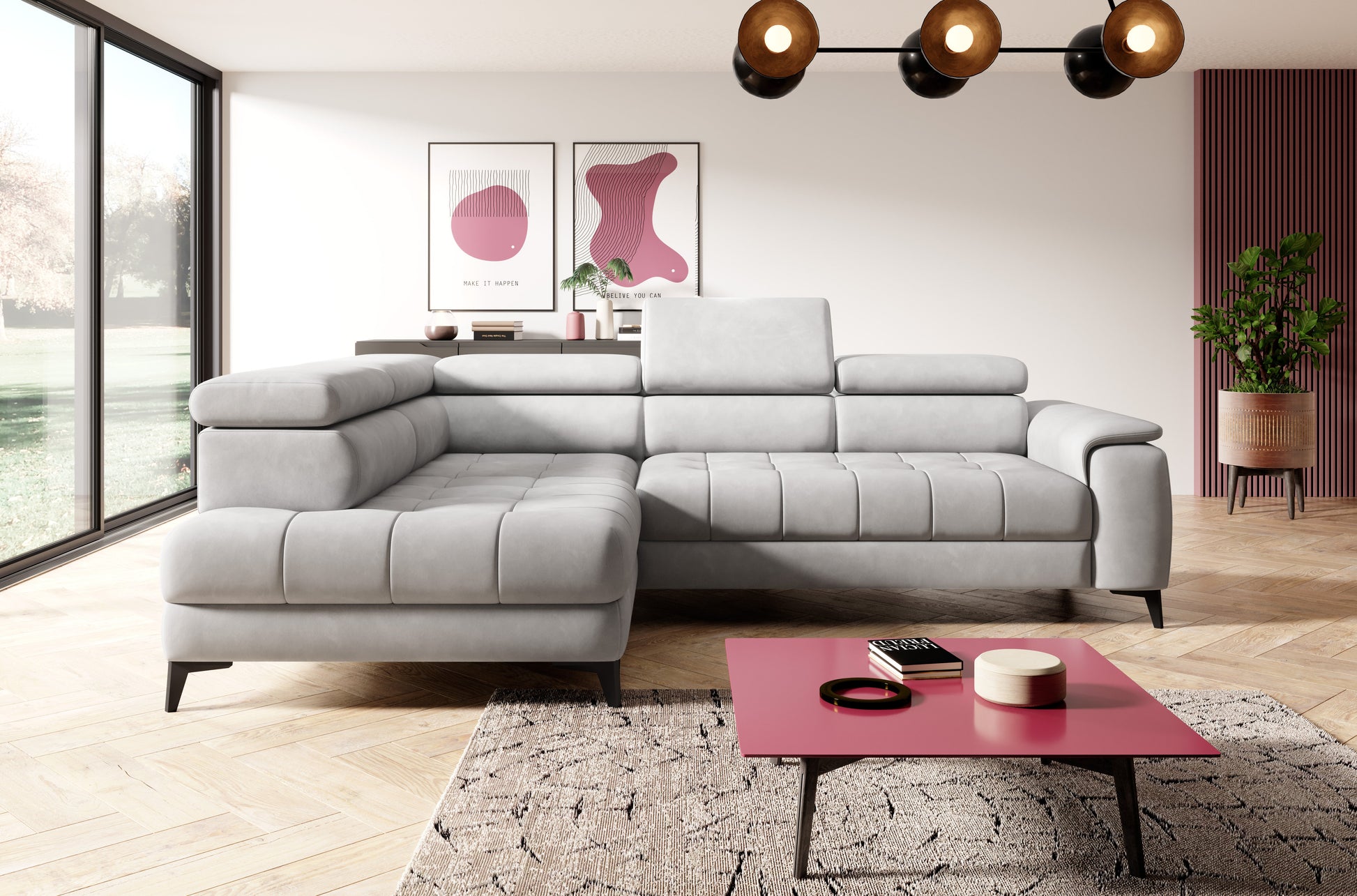 Dīvāns CHI 278/197/105 cm - N1 Home