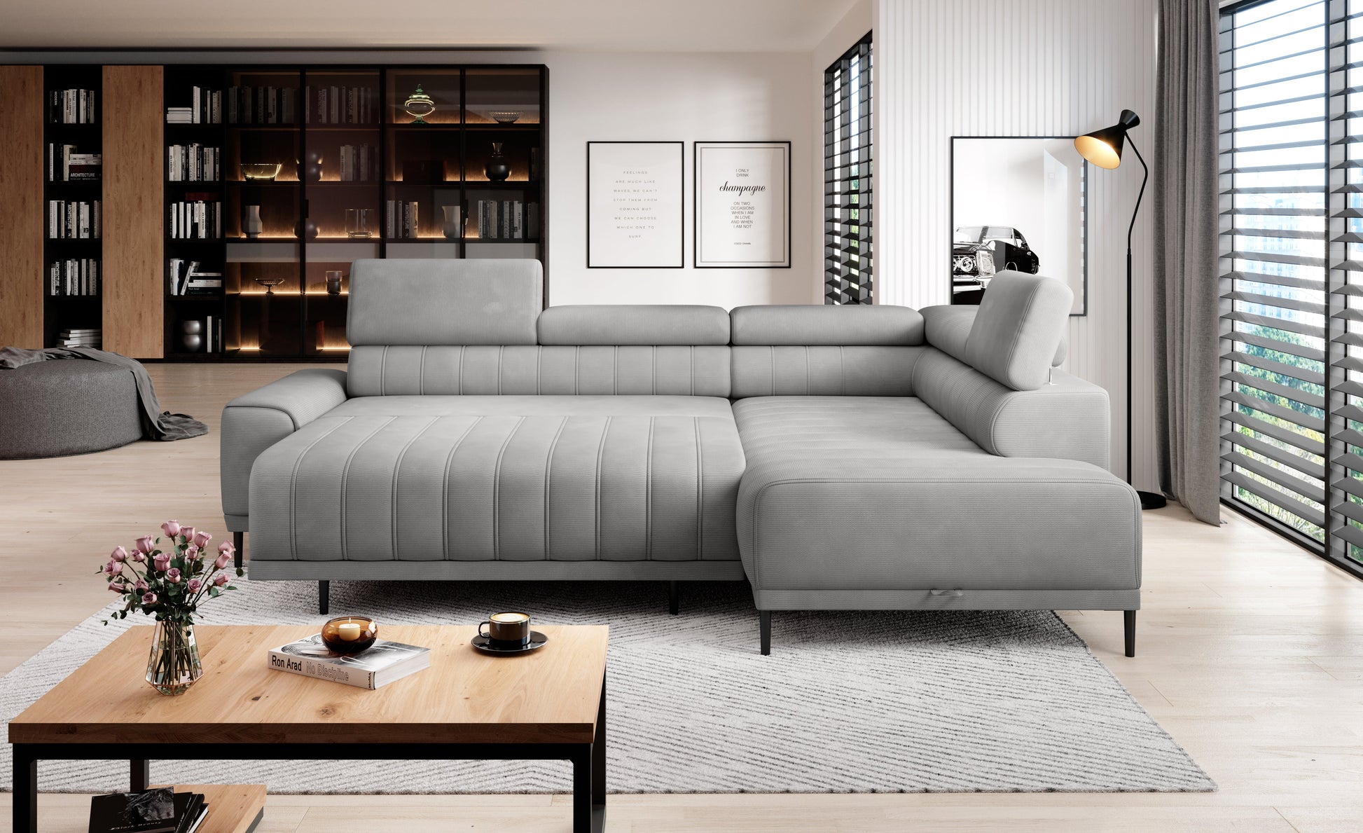 Dīvāns KAVA L 268/200/100 cm - N1 Home