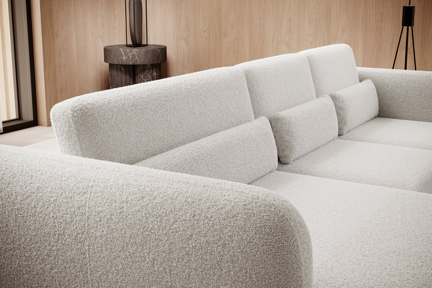 Dīvānu ALLURE 260/177/111 zils