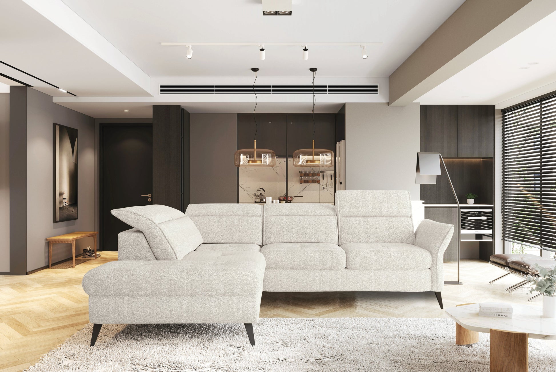 Dīvāns LP 260/105/11 cm - N1 Home