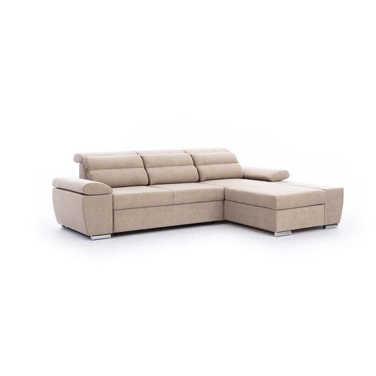 Dīvāns ART M  280/86-103/186 cm  bēšs - N1 Home
