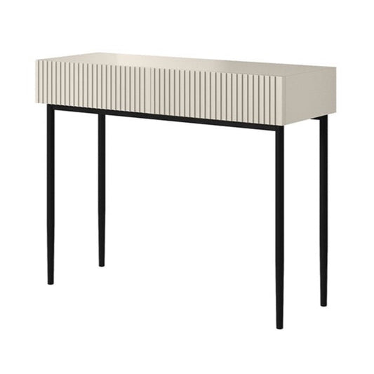 AUSTIN rakstāmgalds/konsole 100/82/41 krēms/melnas kājas - N1 Home