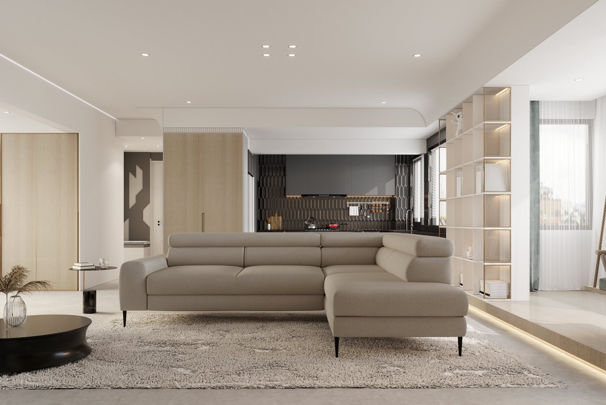 Dīvāns OSLO L 246/87/175 cm - N1 Home