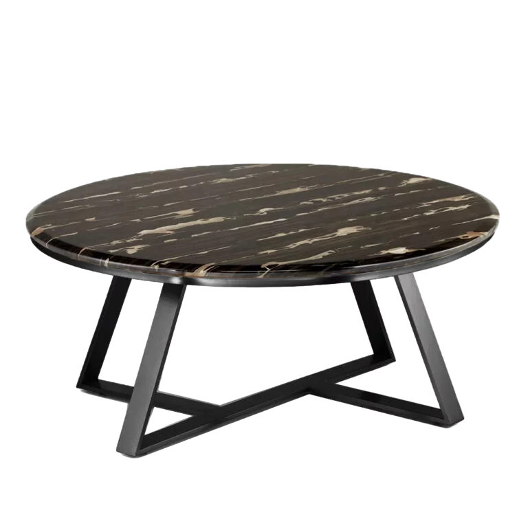 Kafijas galdiņs Dot Design Vinclar marmors 91x40 cm melns - N1 Home