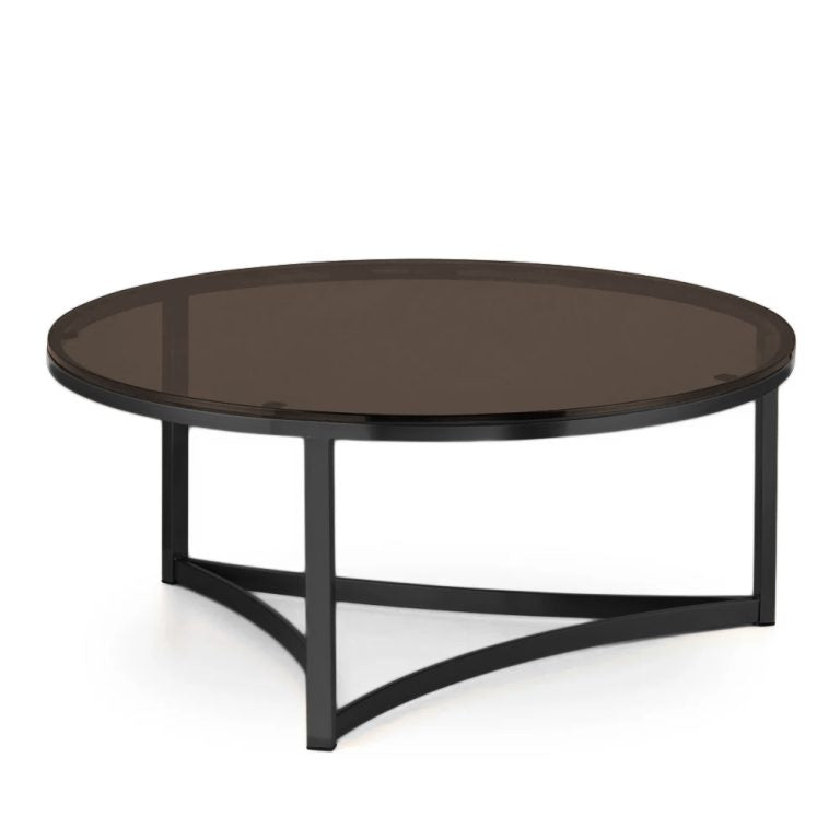 Kafijas galdiņs Dot Design Marron stikls 91x40 cm melns - N1 Home